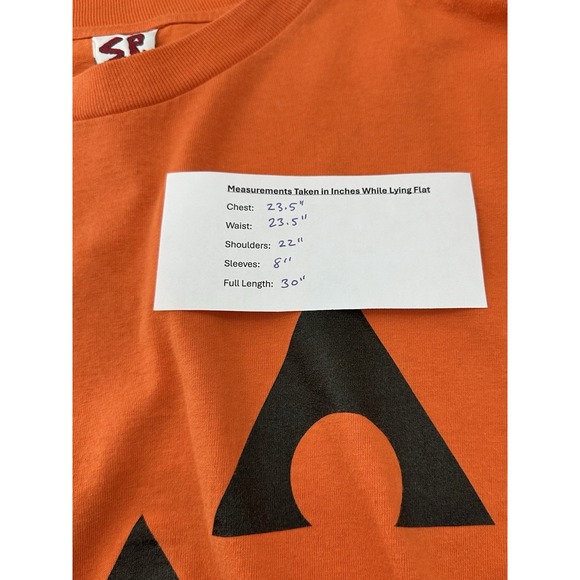 Orange Jack Lantern Halloween Tshirt Sz XL - Picture 3 of 4